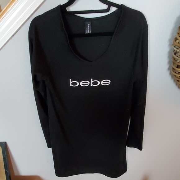 bebe Other - Bebe nightwear long sleeve v-neck nightgown l